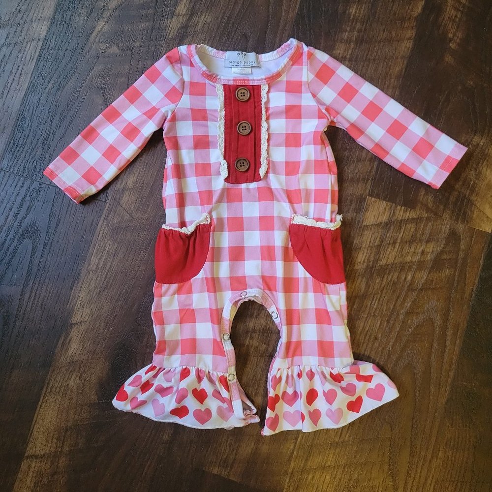 Orange Poppy Children's Boutique Onesie Outfit